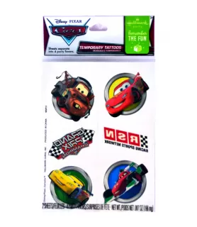 Cars 'High Velocity' Temporary Tattoos (4 favors)