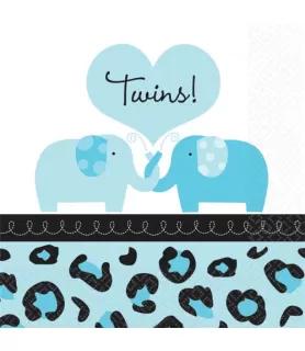 Sweet Safari Boy Twins Small Napkins (36ct)