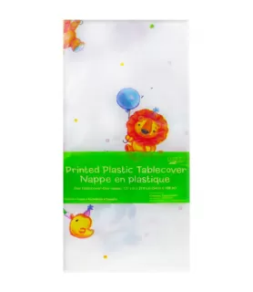 'My 1st Birthday' Teddy Bear Plastic Table Cover (1ct)