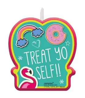 Selfie Celebration Cake Candle (1ct)