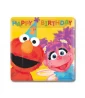 Sesame Street 1st Birthday Small Square Paper Plates (18ct) Sesame Street 1st Birthday Small Square Paper Plates (18ct)
