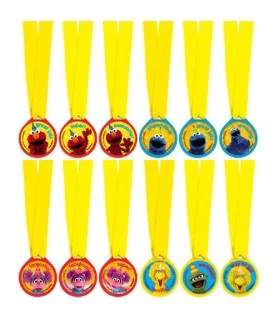 Sesame Street 'Stars' Award Medals / Favors (12ct)