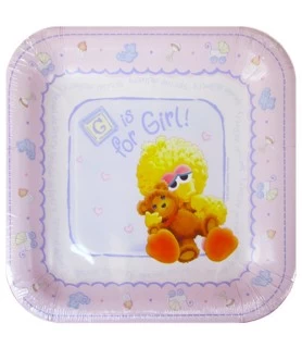 Sesame Street Beginnings 'B is for Baby' Small Paper Plates (8ct)
