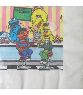 Sesame Street Vintage Ice Cream Parlor Small Napkins (16ct)