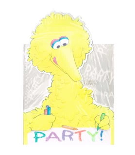 Sesame Street Vintage Big Bird Invitations w/ Envelopes (8ct)