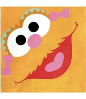 Sesame Street 'Smiles' Zoe Small Napkins (16ct)