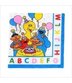 Sesame Street 'ABC' Lunch Napkins (16ct)