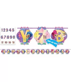 Shimmer and Shine Jumbo Letter Banner Kit (1ct)