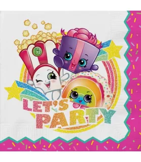 Shopkins 'Rainbow' Small Napkins (16ct)