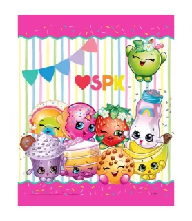 Shopkins 'Rainbow' Plastic Favor Bags (8ct)