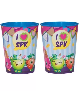 Shopkins Blue Reusable Keepsake Cups (2ct)