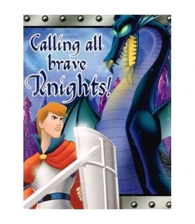 Sleeping Beauty 'Prince Phillip' Invitations w/ Envelopes (8ct)