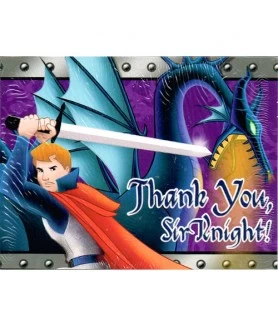 Sleeping Beauty 'Prince Phillip' Thank-You Notes w/ Envelopes (8ct)