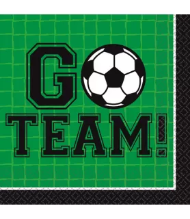 Soccer 'Goal Getter' Small Napkins (36ct)