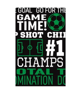 Soccer 'Goal Getter' Plastic Table Cover (1ct)