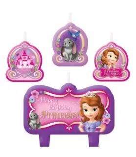 Sofia the First Mini Candle Set (4pc)