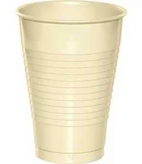 Ivory 12oz Plastic Cups (20ct) toc