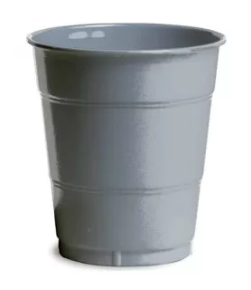 Silver 12oz Plastic Cups (20ct) toc