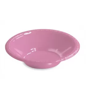 Pink Candy 12oz Plastic Bowls (20ct) toc