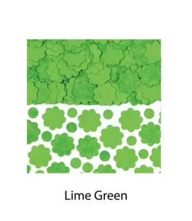 Kiwi Lime Green Paper Flower Confetti
