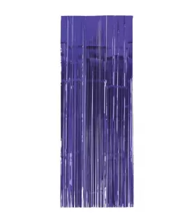 Purple Metallic Foil Door Curtain (1ct)