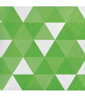Fresh Lime Fractal Lunch Napkins (16ct)