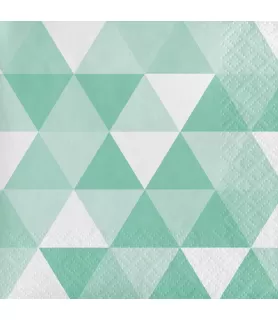 Fresh Mint Fractal Lunch Napkins (16ct)