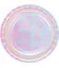 Iridescent Small Paper Plates (8ct) Iridescent Small Paper Plates (8ct)
