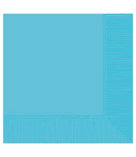 Caribbean Blue Small Napkins 3ply (20ct)
