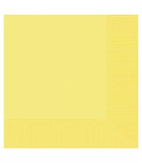 Light Yellow Small Napkins 3ply (20ct)