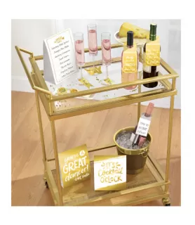 Gold Cocktail Party Bar Labeling Kit (12pc)