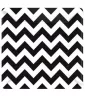 Black and White Chevron Large Paper Plates (18ct) Black and White Chevron Large Paper Plates (18ct)