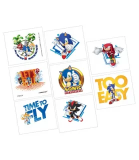 Sonic the Hedgehog 'Sega' Temporary Tattoos  (1sheet)