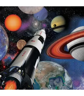 Happy Birthday 'Space Blast' Lunch Napkins (16ct)*