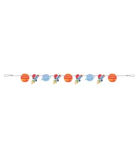 Happy Birthday 'Outer Space' Small Cutout Banner (1ct)