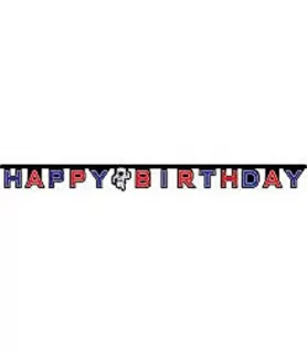 Happy Birthday 'Space Odyssey' Paper Banner (1ct)