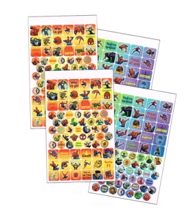 Spider-Man Spider Sense Stickers (4 pages)