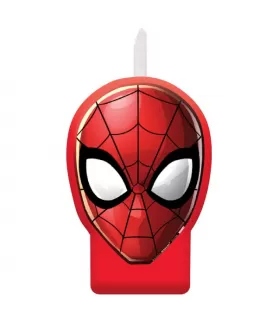 Spider-Man 'Webbed Wonder' Birthday Cake Candle (1ct)