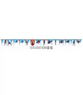 Spider-Man 'Webbed Wonder' Jumbo Letter Banner Kit (1ct)