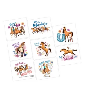 Spirit Riding Free Temporary Tattoos (1 sheet)