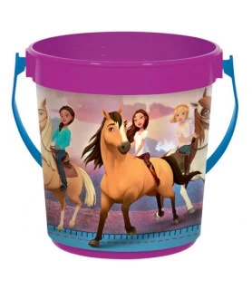 Spirit Riding Free Plastic Favor Container (1ct)