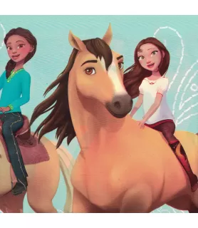 Spirit Riding Free Aqua Plastic Tablecover Unique (1ct)