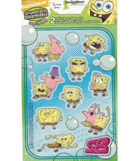 SpongeBob SquarePants 'Bubbles' Stickers (2 sheets)