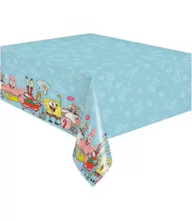 SpongeBob SquarePants 'Faces' Plastic Tablecover (1ct)