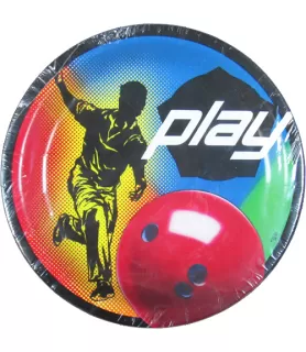 Bowling Large Paper Plates (8ct)