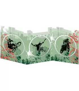Xtreme Action Sports 'X Games' Tri-fold Centerpiece (1ct)