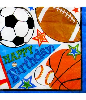 Sports Lunch Napkins (16ct)