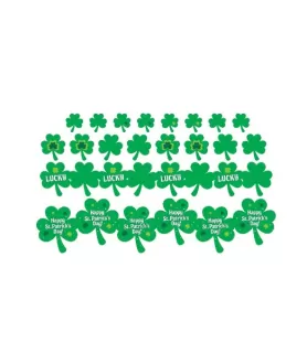 St. Patrick's Day Cutout Decorations Mega Pack (30pcs)