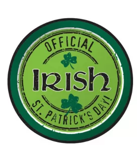 St. Patrick's Day 'Official Irish' Small Paper Plates (8ct)