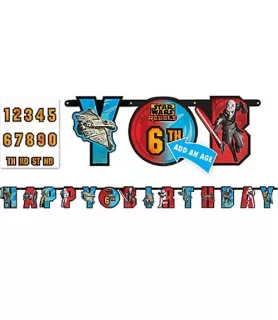 Star Wars 'Rebels' Jumbo Letter Banner Kit (1ct)